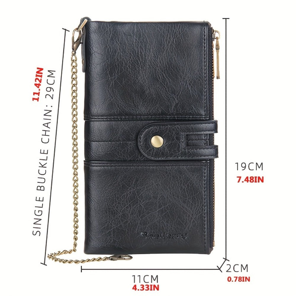 Men's Wallet – 4 Colors, PU Leather, Anti-Theft – detail view 3