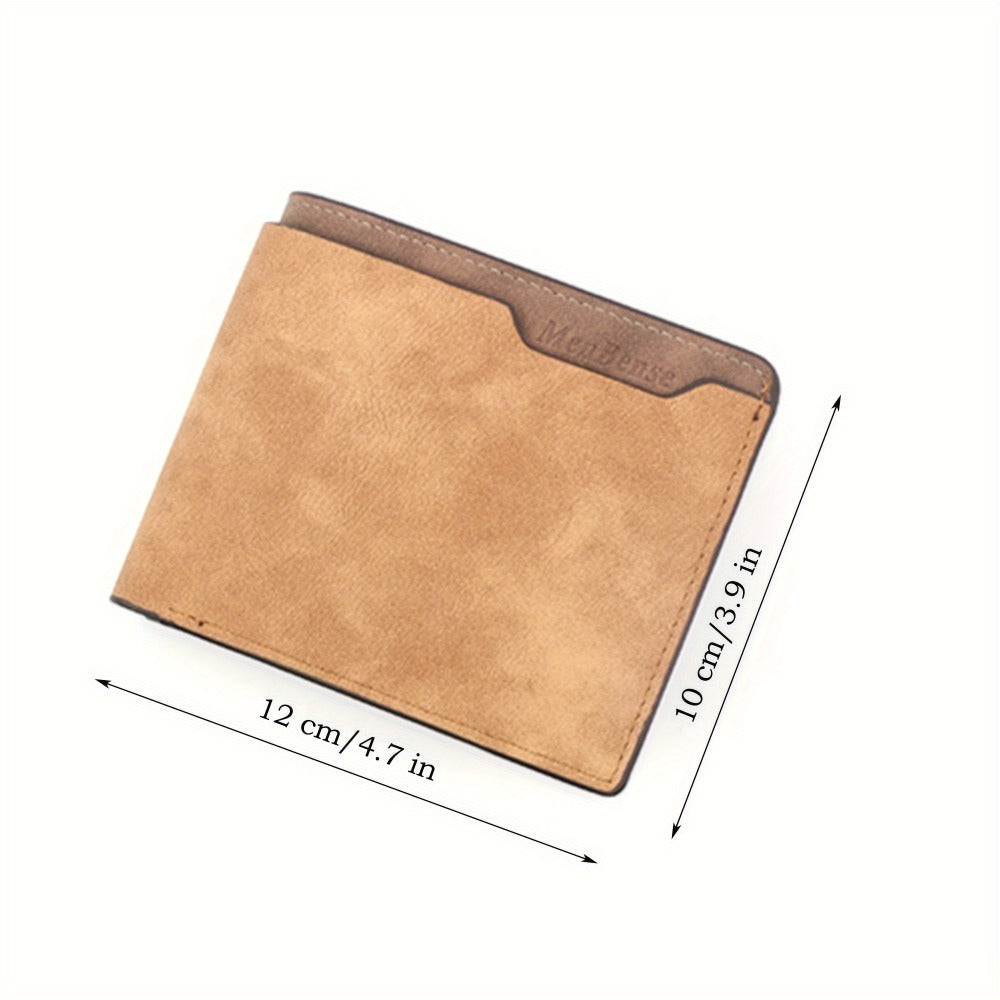 Men's Wallet – PU Leather, Lion Pattern Slim Bifold Pu – alternate view
