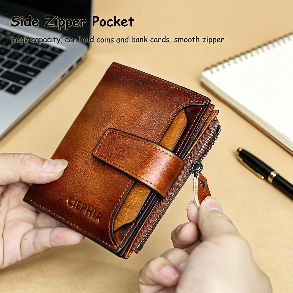 Men's Wallet – RFID Blocking, Card Slots Zipper Rfid Blocking – detail view 12
