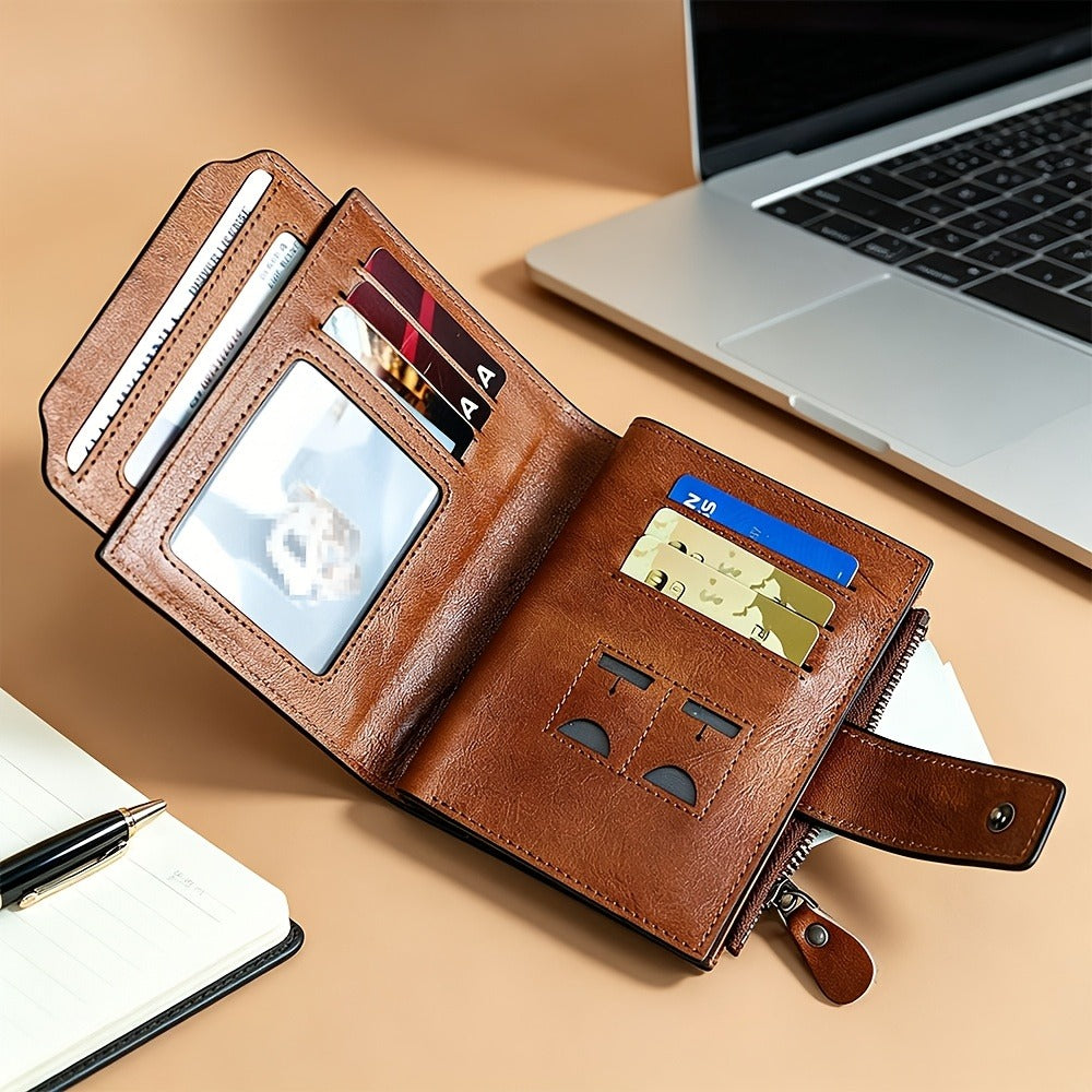 Men's Wallet – RFID Blocking, Card Slots Zipper Rfid Blocking – detail view 14