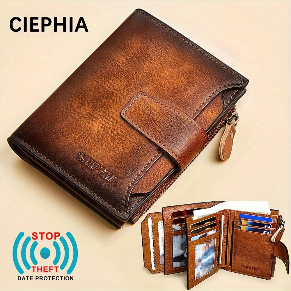 Men's Wallet – RFID Blocking, Card Slots Zipper Rfid Blocking – detail view 16
