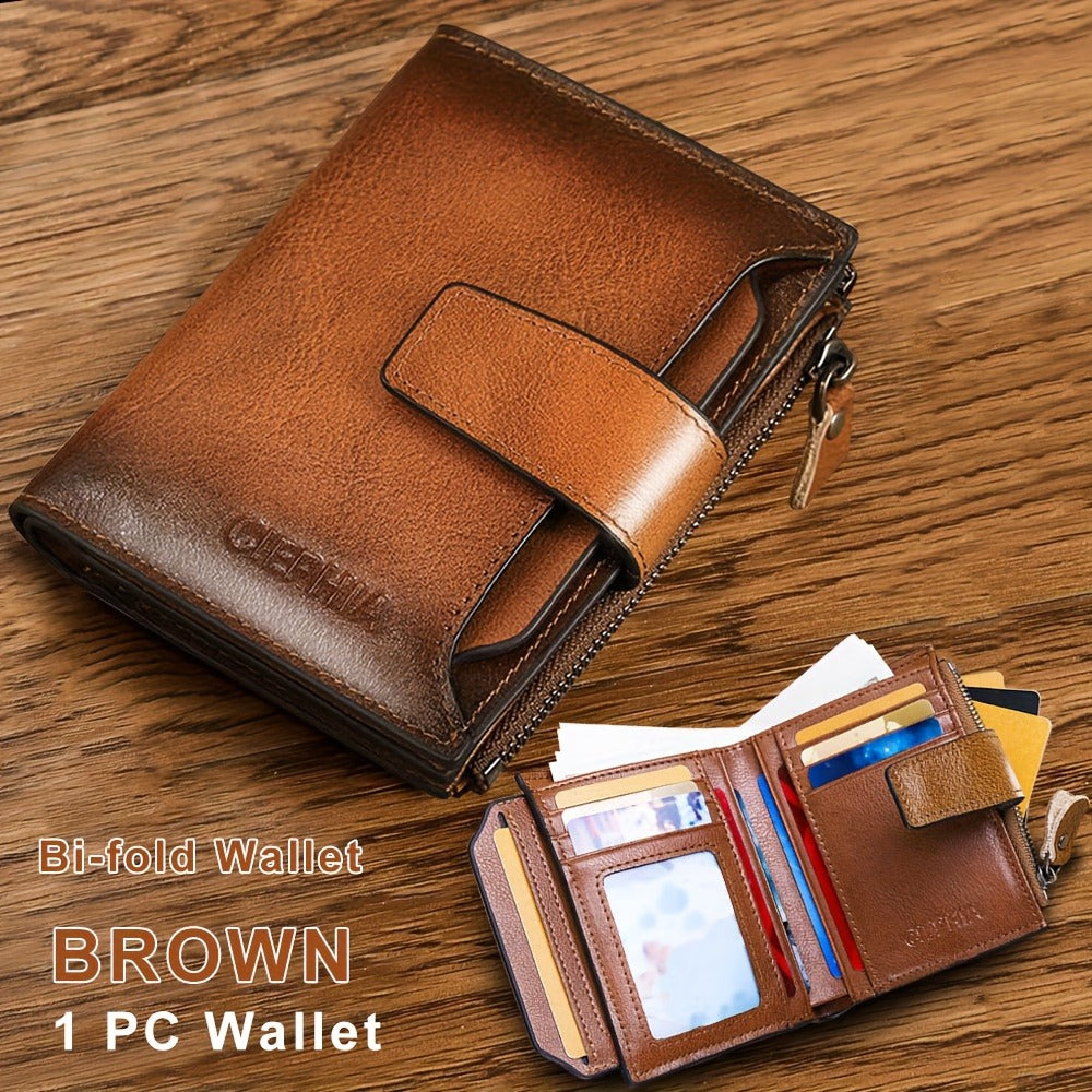 Men's Wallet – RFID Blocking, Card Slots Zipper Rfid Blocking – detail view 2