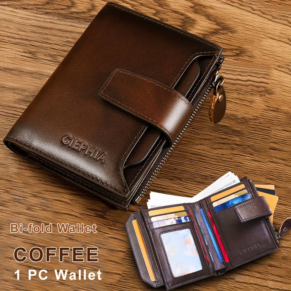 Men's Wallet – RFID Blocking, Card Slots Zipper Rfid Blocking – detail view 6