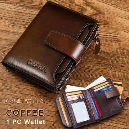 Men's Wallet – RFID Blocking, Card Slots Zipper Rfid Blocking – detail view 6