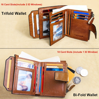 Men's Wallet – RFID Blocking, Card Slots Zipper Rfid Blocking – detail view 7