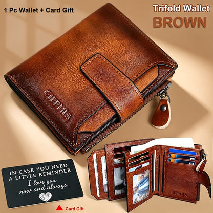 Men's Wallet – RFID Blocking, Card Slots Zipper Rfid Blocking – detail view 8