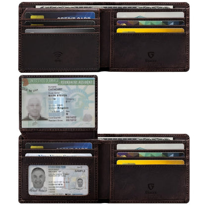 Men's Wallet – RFID Blocking, Dual Cash Section Leather Rfid – detail view 9
