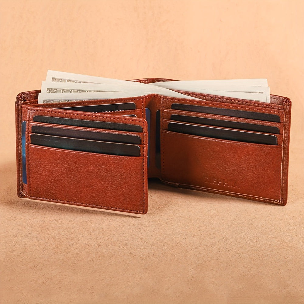 Men's Wallet – RFID Blocking, Full Grain Leather Trifold Rfid – detail view 16
