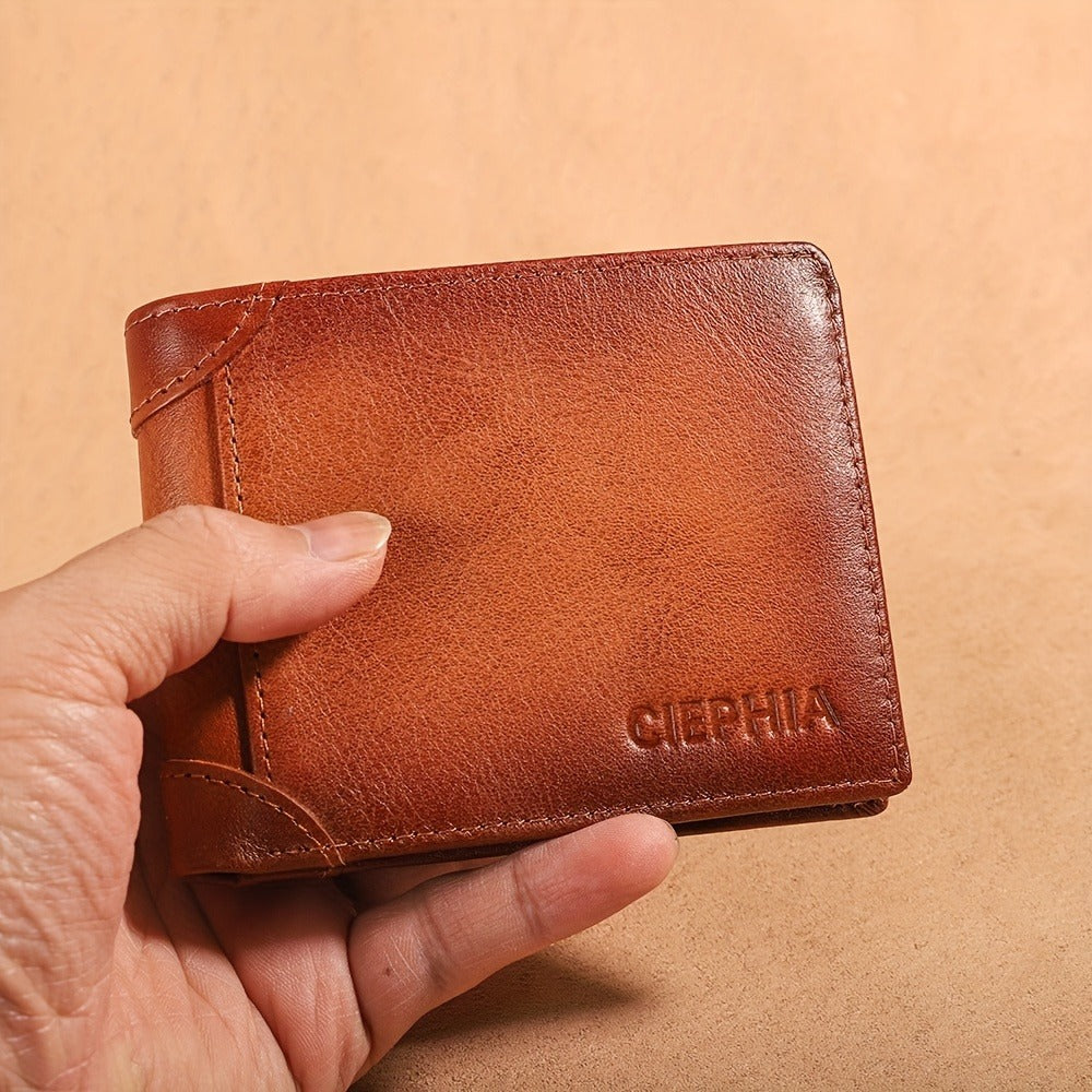 Men's Wallet – RFID Blocking, Full Grain Leather Trifold Rfid – detail view 19
