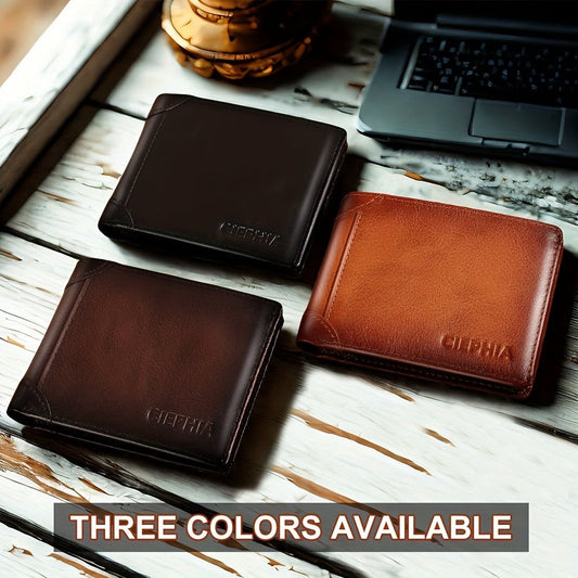 Men's Wallet – RFID Blocking, Full Grain Leather Trifold Rfid – detail view 3