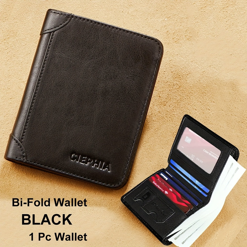 Men's Wallet – RFID Blocking, Oil Wax Cowhide Rfid Blocking – detail view 8