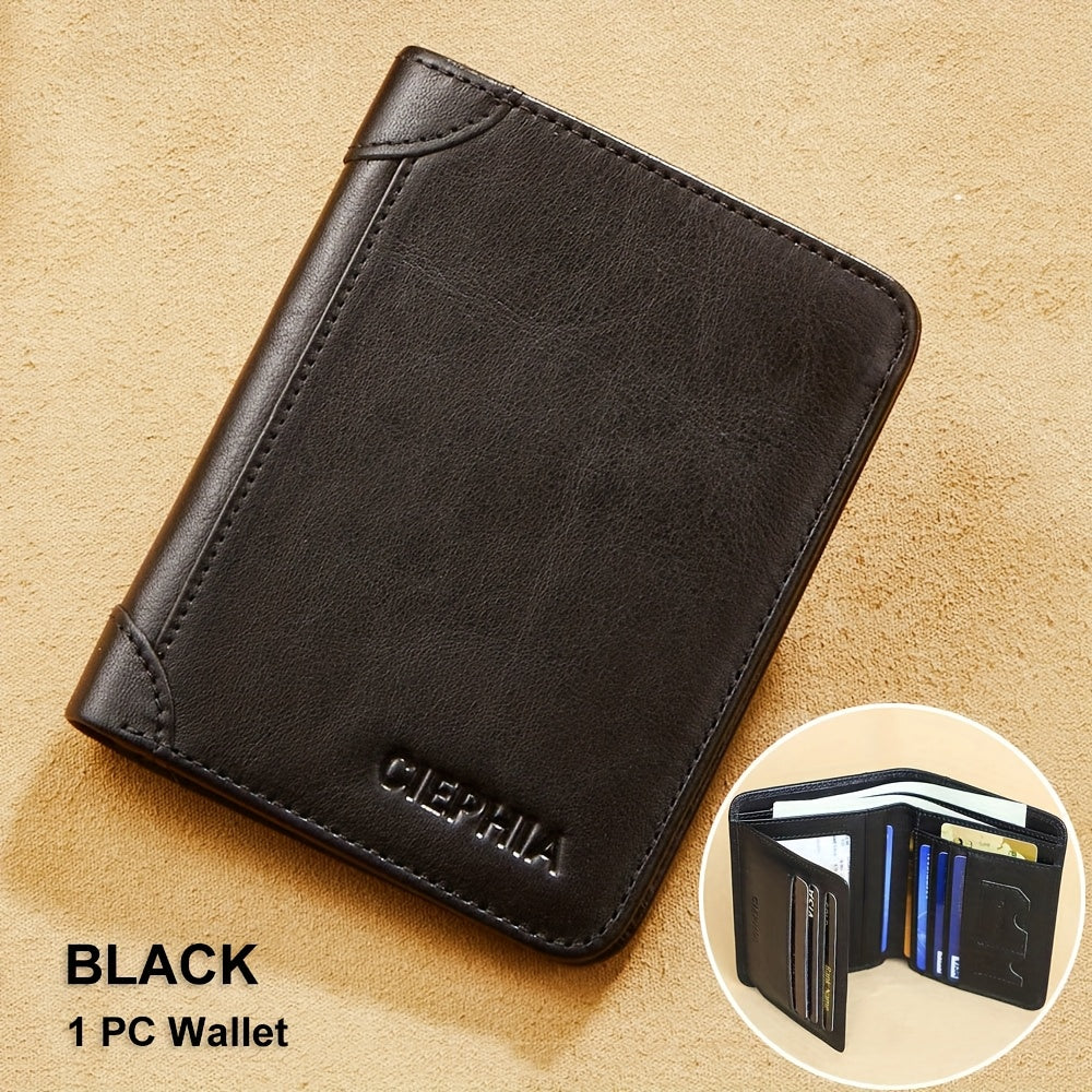 Men's Wallet – RFID Blocking, Oil Wax Cowhide Rfid Blocking – detail view 6