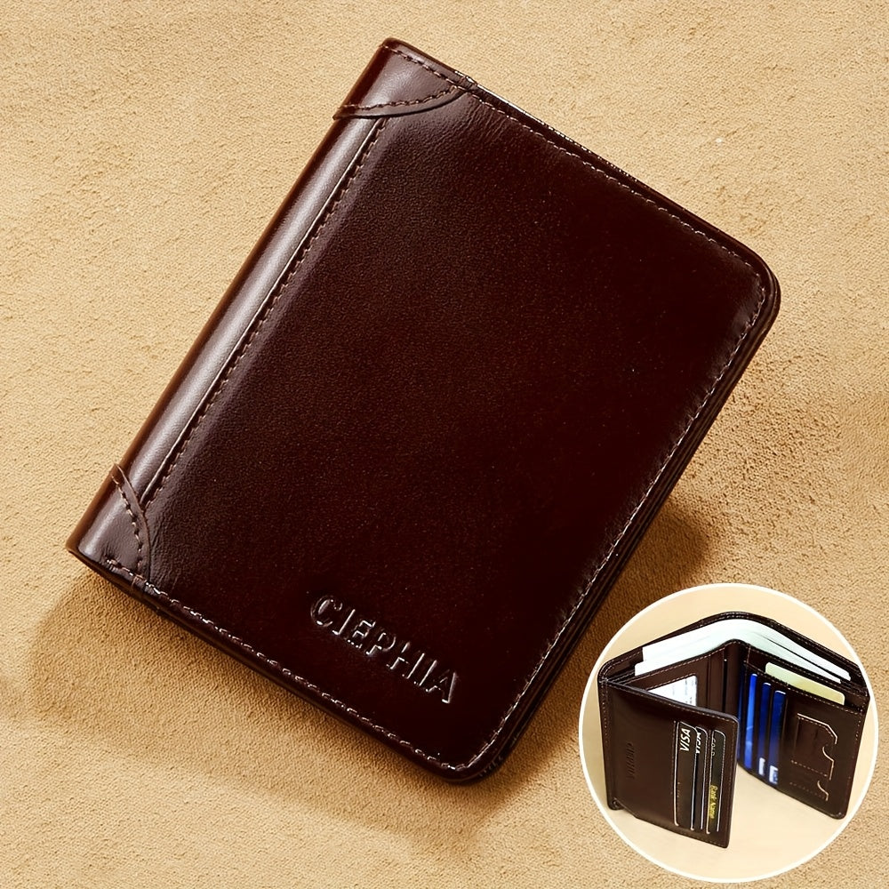 Men's Wallet – RFID Blocking, Oil Wax Cowhide Rfid Blocking – detail view 4