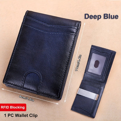 Men's Wallet – RFID Blocking, Oil Wax Cowhide Rfid Blocking – detail view 3