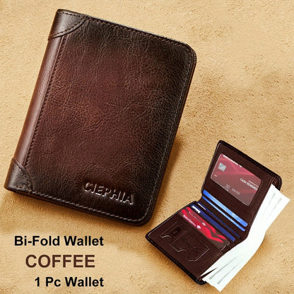 Men's Wallet – RFID Blocking, Oil Wax Cowhide Rfid Blocking – detail view 31