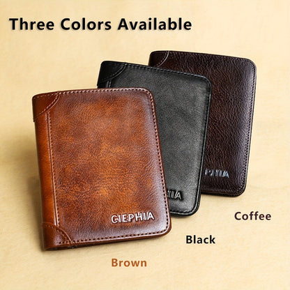 Men's Wallet – RFID Blocking, Oil Wax Cowhide Rfid Blocking – detail view 32