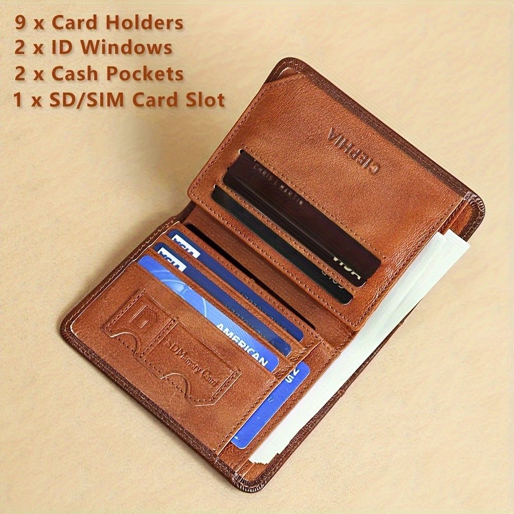 Men's Wallet – RFID Blocking, Oil Wax Cowhide Rfid Blocking – detail view 14