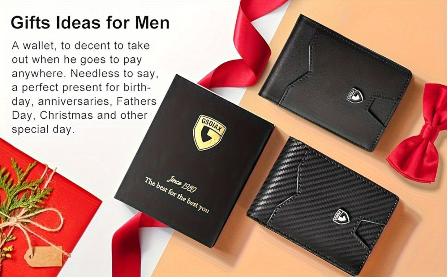 Men's Wallet – RFID Blocking, Plain Weave Bifold Rfid Blocking – detail view 11