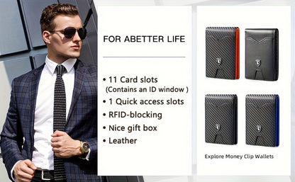 Men's Wallet – RFID Blocking, Plain Weave Bifold Rfid Blocking – detail view 15