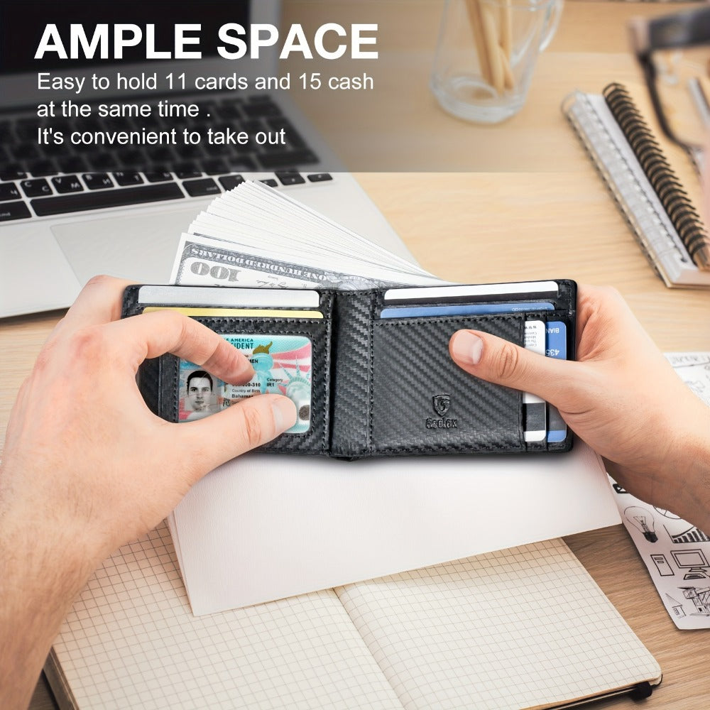 Men's Wallet – RFID Blocking, Plain Weave Bifold Rfid Blocking – detail view 4