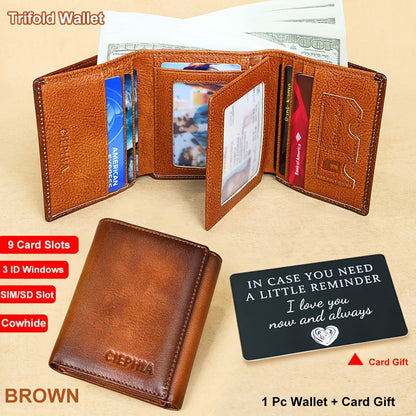 Men's Wallet – RFID Blocking, Rfid Blocking Bifold Trifold First – detail view 16
