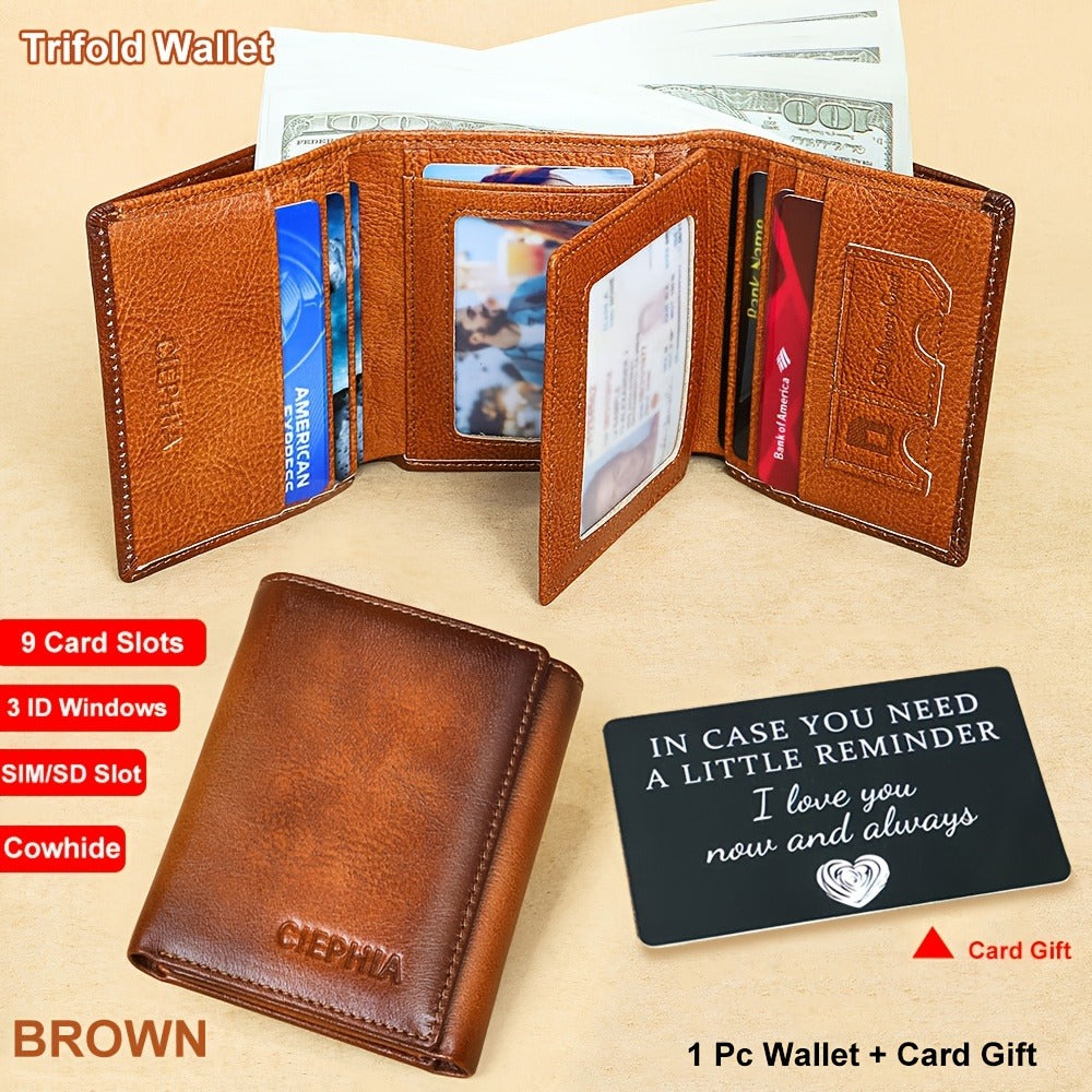 Men's Wallet – RFID Blocking, Rfid Blocking Bifold Trifold First – detail view 2