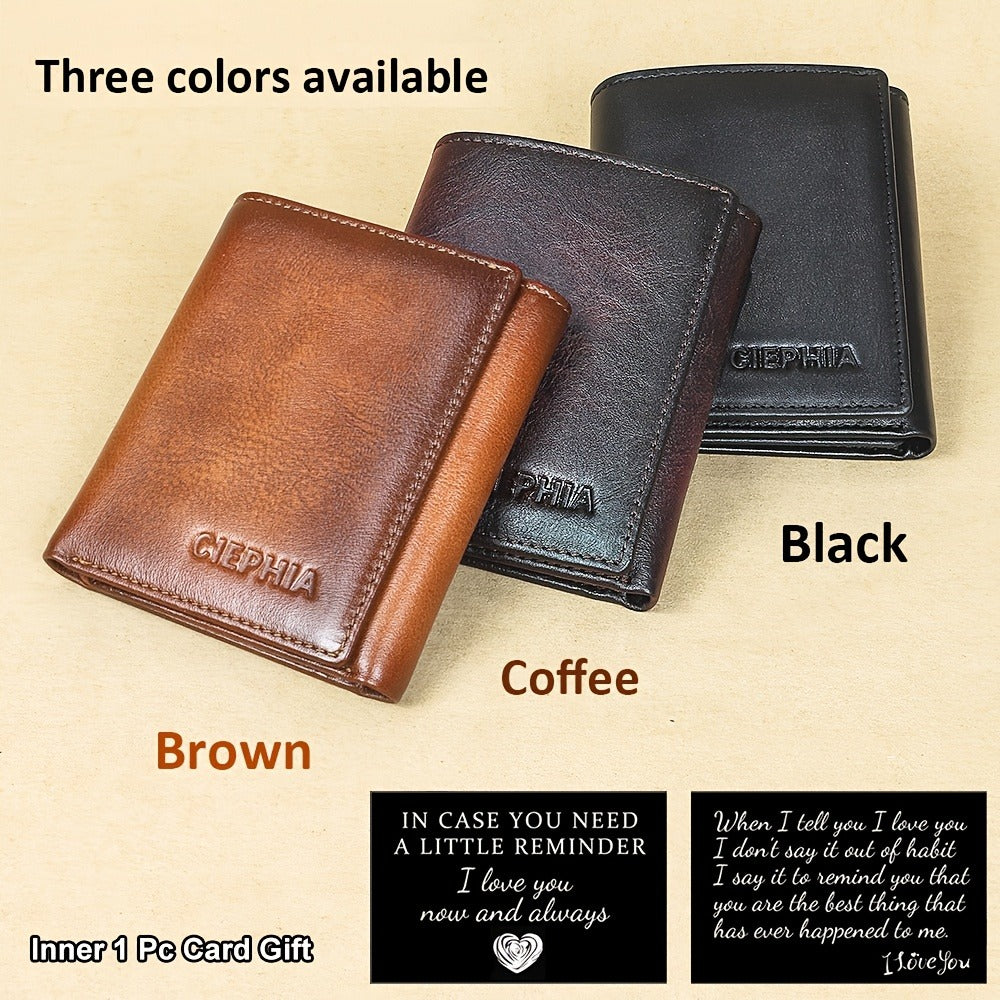 Men's Wallet – RFID Blocking, Rfid Blocking Bifold Trifold First – detail view 3