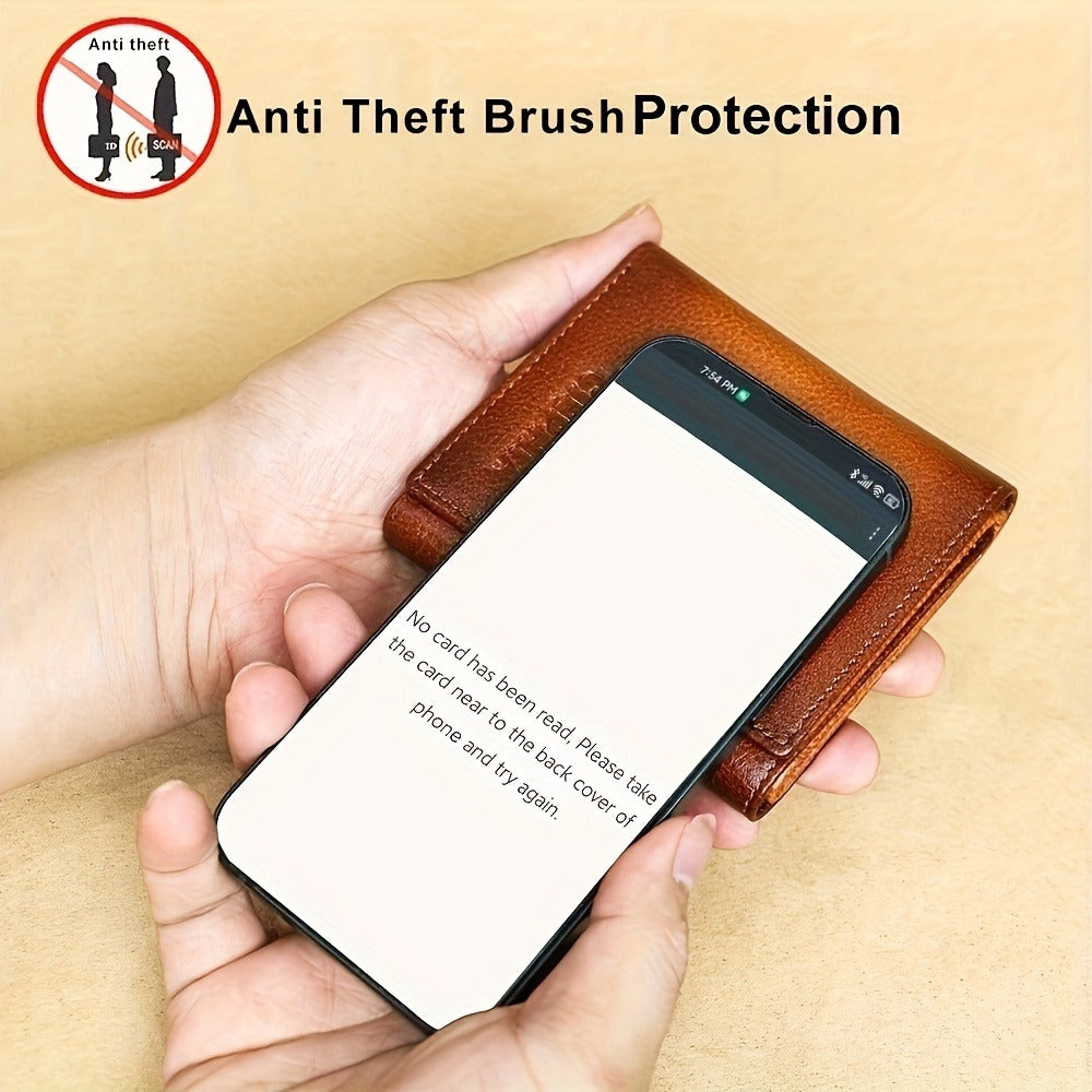 Men's Wallet – RFID Blocking, Rfid Blocking Bifold Trifold First – detail view 7