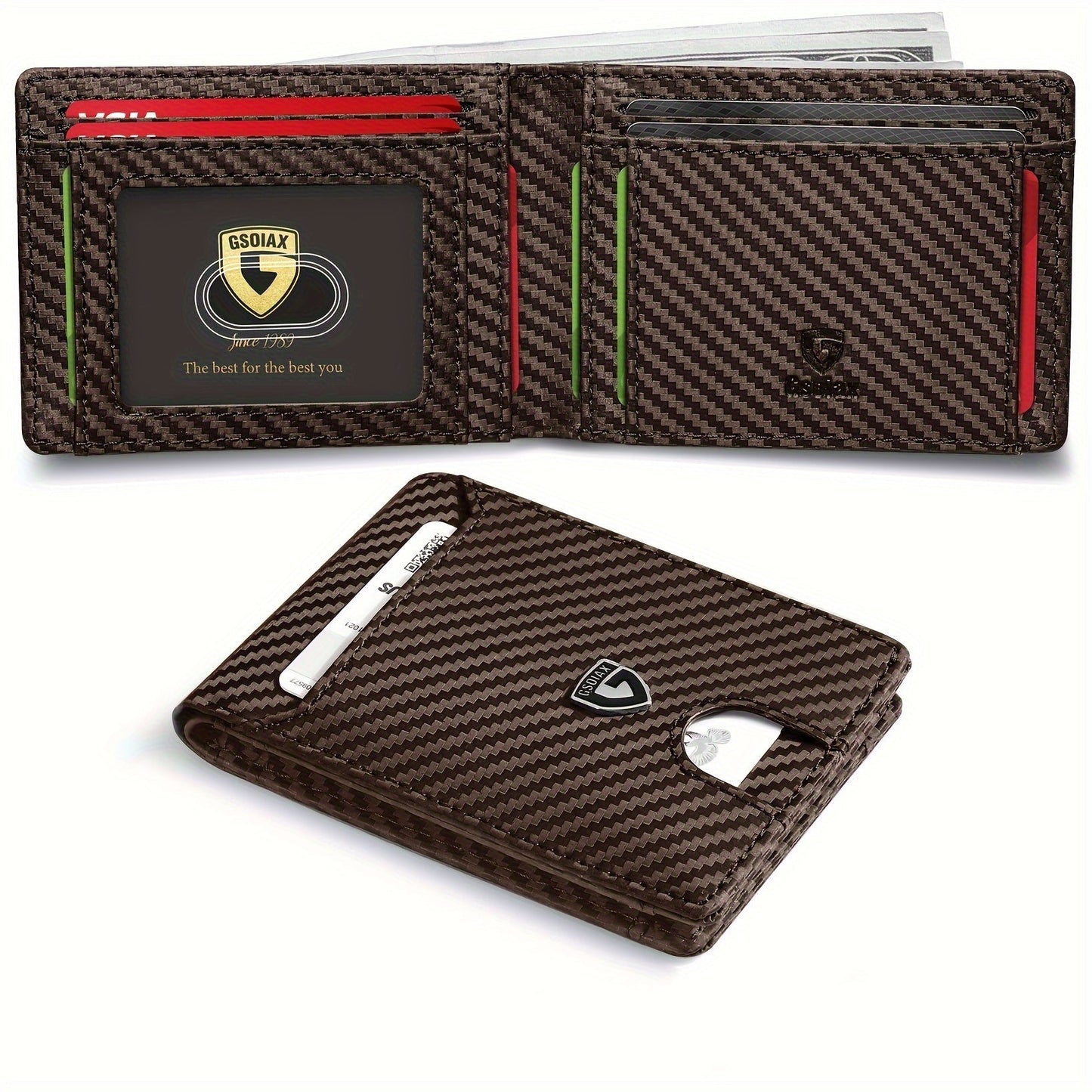 Men's Wallet – RFID Blocking, Rfid Blocking Bifold Card Slots – detail view 11