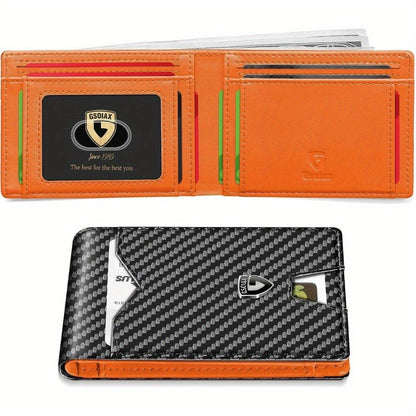 Men's Wallet – RFID Blocking, Rfid Blocking Carbon Fiber Bifold – detail view 2