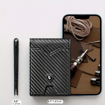 Men's Wallet – RFID Blocking, Rfid Blocking Carbon Fiber Bifold – detail view 4