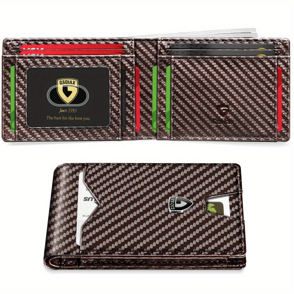 Men's Wallet – RFID Blocking, Rfid Blocking Carbon Fiber Bifold – detail view 5