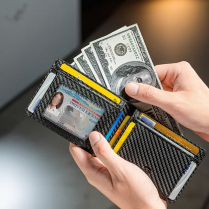 Men's Wallet – RFID Blocking, Rfid Blocking Carbon Fiber Bifold – detail view 6