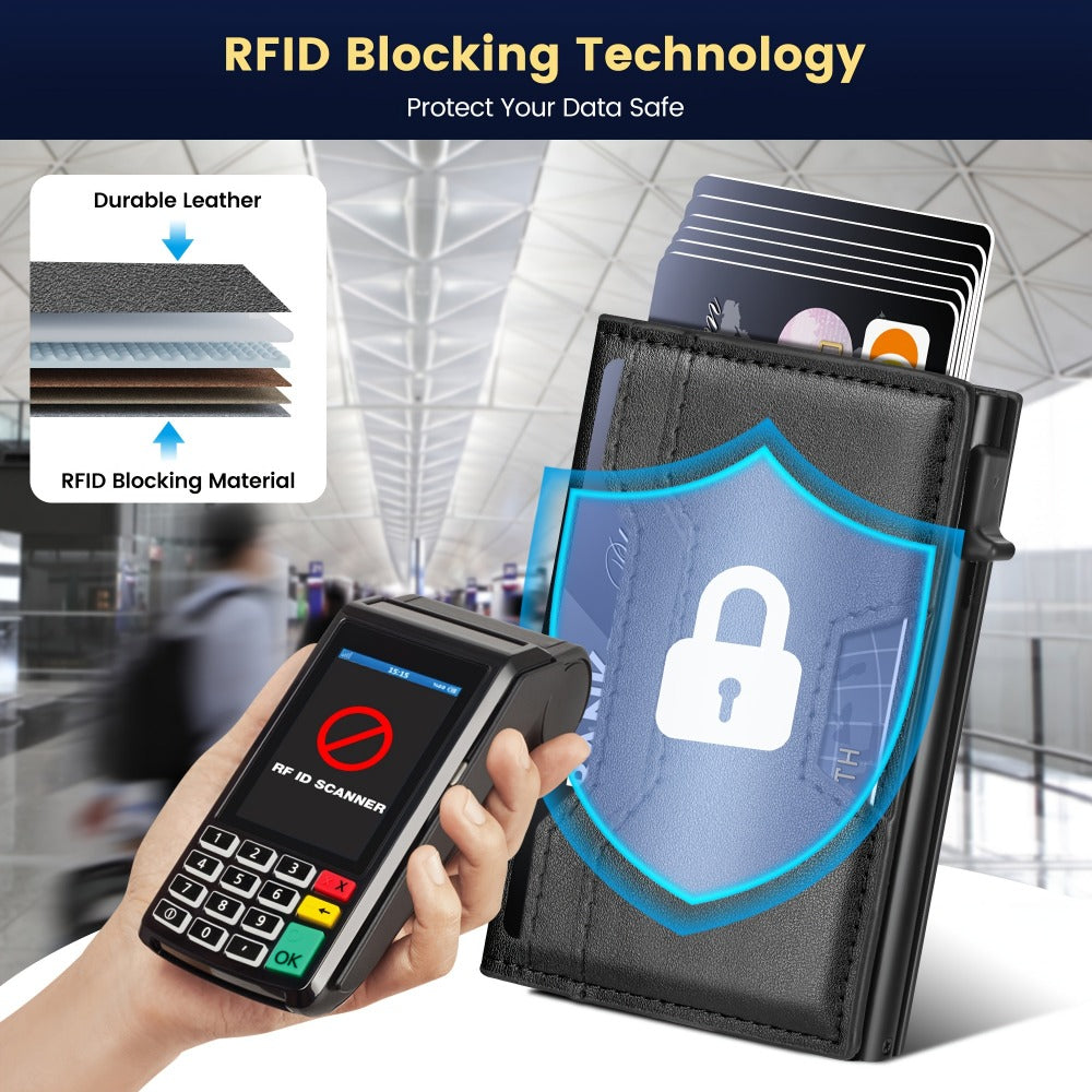 Men's Wallet – RFID Blocking, Rfid Blocking Pop Up Aluminum – detail view 4
