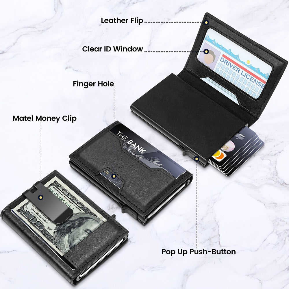 Men's Wallet – RFID Blocking, Rfid Blocking Pop Up Aluminum – detail view 7