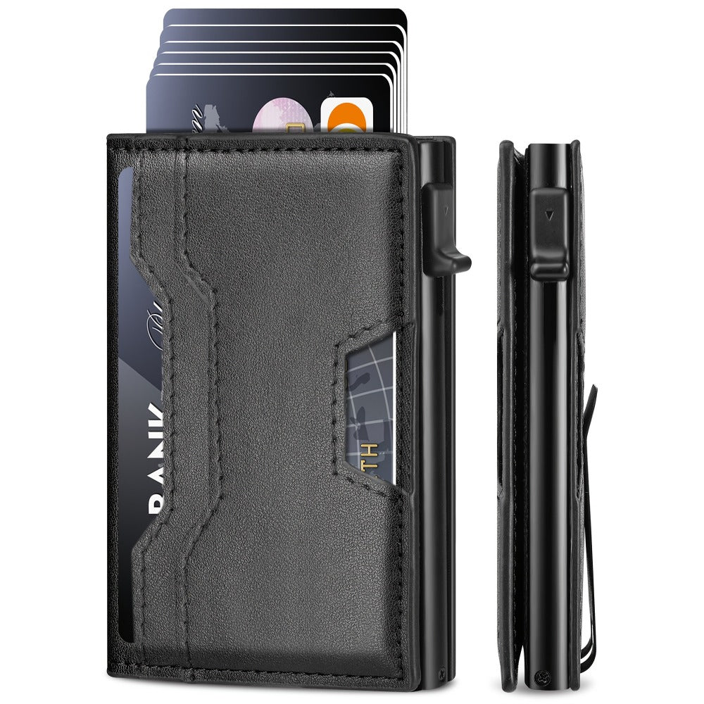 Men's Wallet – RFID Blocking, Rfid Blocking Pop Up Aluminum – front view