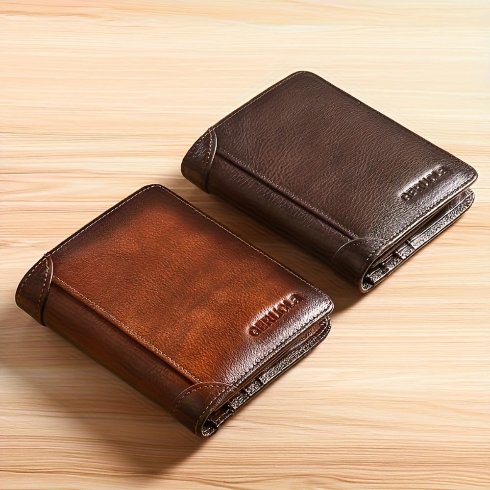 Men's Wallet – RFID Blocking, Short Trifold Money Clip Rfid – detail view 9