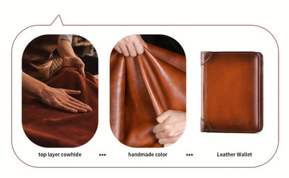 Men's Wallet – RFID Blocking, Short Trifold Money Clip Rfid – detail view 16