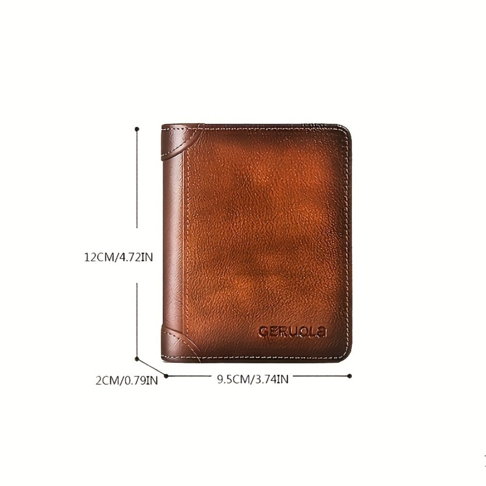 Men's Wallet – RFID Blocking, Short Trifold Money Clip Rfid – alternate view