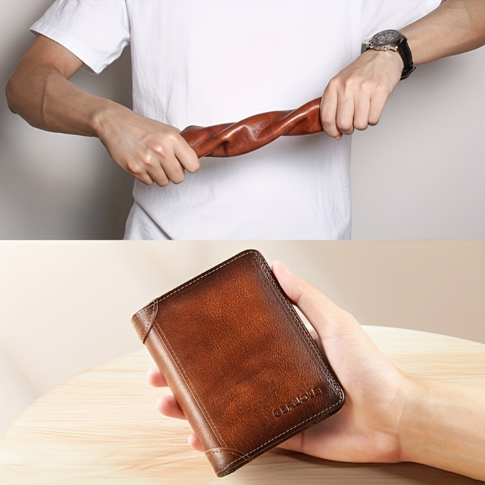 Men's Wallet – RFID Blocking, Short Trifold Money Clip Rfid – detail view 7