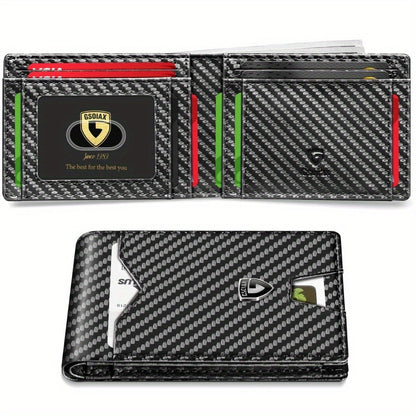 Men's Wallet – RFID Blocking, Slim Rfid Blocking Bifold Carbon – detail view 31