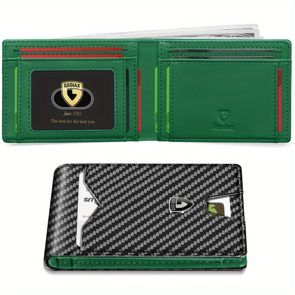 Men's Wallet – RFID Blocking, Slim Rfid Blocking Bifold Carbon – detail view 4