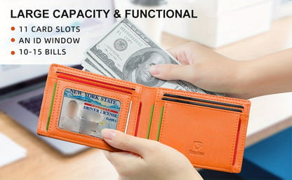 Men's Wallet – RFID Blocking, Slim Rfid Blocking Bifold Carbon – detail view 27