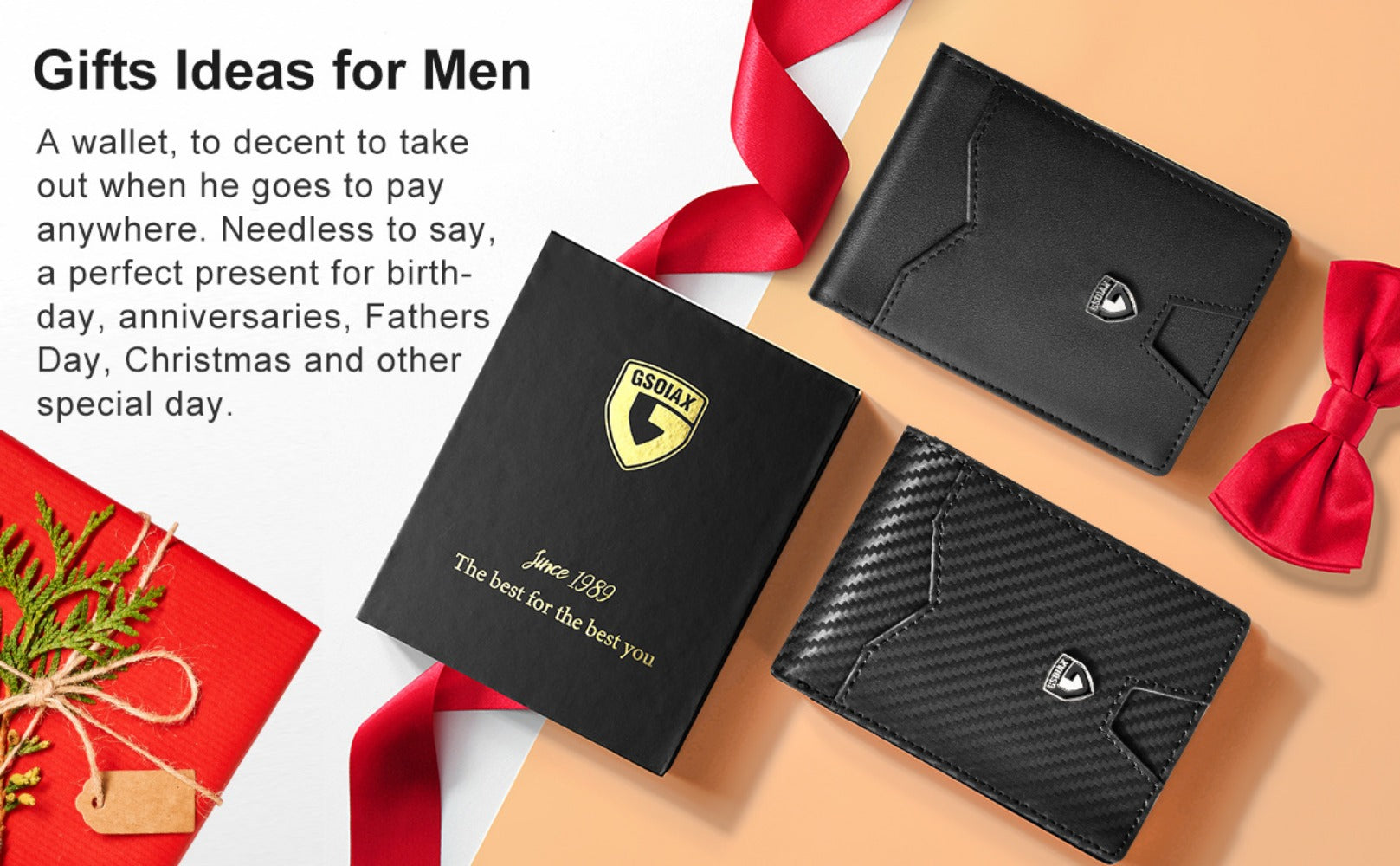 Men's Wallet – RFID Blocking, Slim Rfid Blocking Bifold Carbon – detail view 28