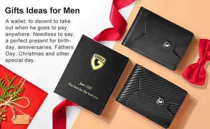 Men's Wallet – RFID Blocking, Slim Rfid Blocking Bifold Carbon – detail view 28