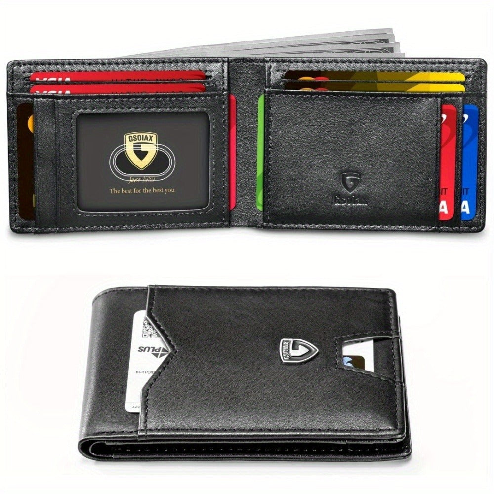 Men's Wallet – RFID Blocking, Slim Rfid Blocking Bifold Carbon – detail view 12