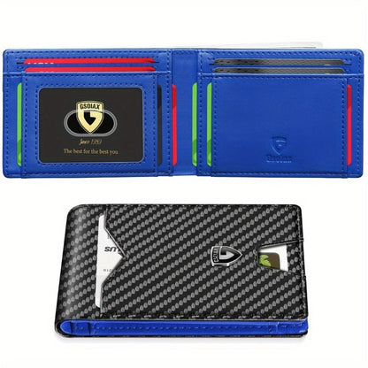 Men's Wallet – RFID Blocking, Slim Rfid Blocking Bifold Carbon – detail view 14