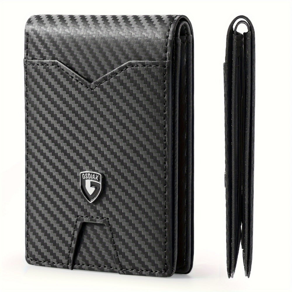 Men's Wallet – RFID Blocking, Slim Rfid Blocking Bifold Carbon – detail view 15