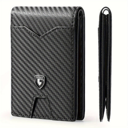 Men's Wallet – RFID Blocking, Slim Rfid Blocking Bifold Carbon – detail view 15