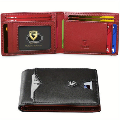 Men's Wallet – RFID Blocking, Slim Rfid Blocking Bifold Carbon – alternate view
